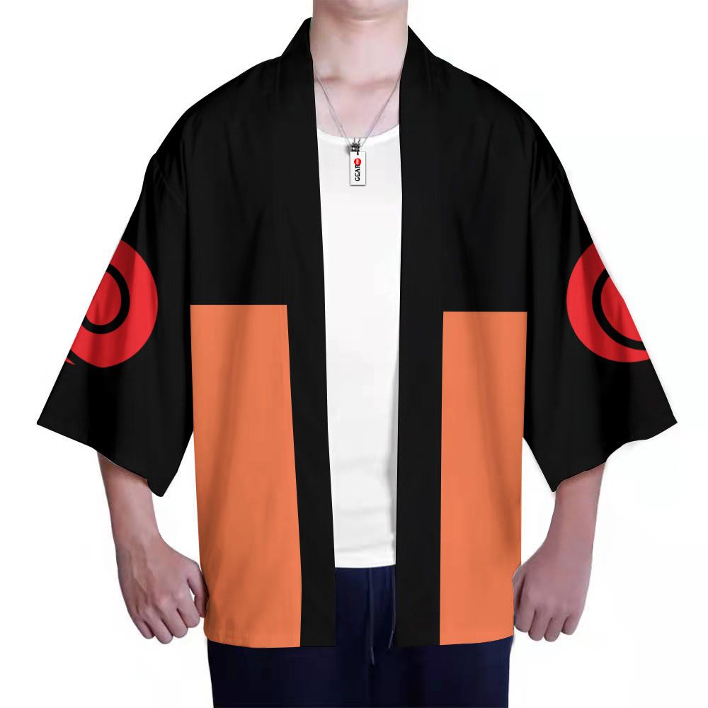 Alternative view of Naruto Kimono - Uzumaki Naruto Kimono Custom Clothes Got1308