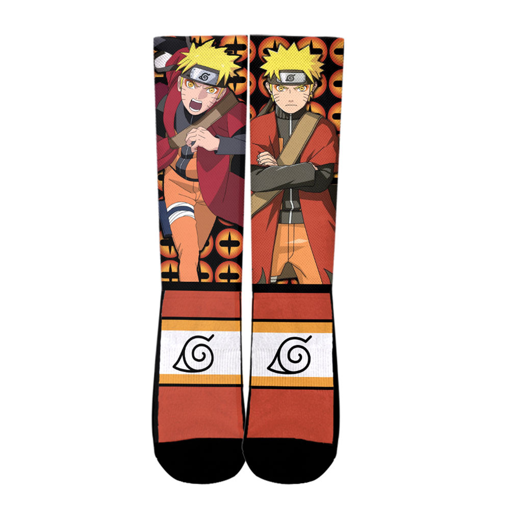 Naruto Uzumaki Sage Socks Custom Anime Socks
