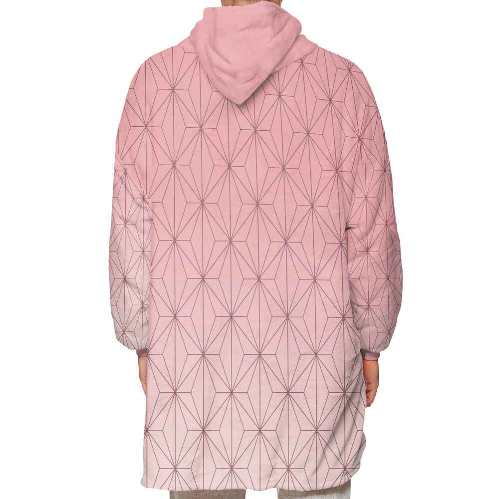 Alternative view of Nez Classic Pattern Blanket Hoodie