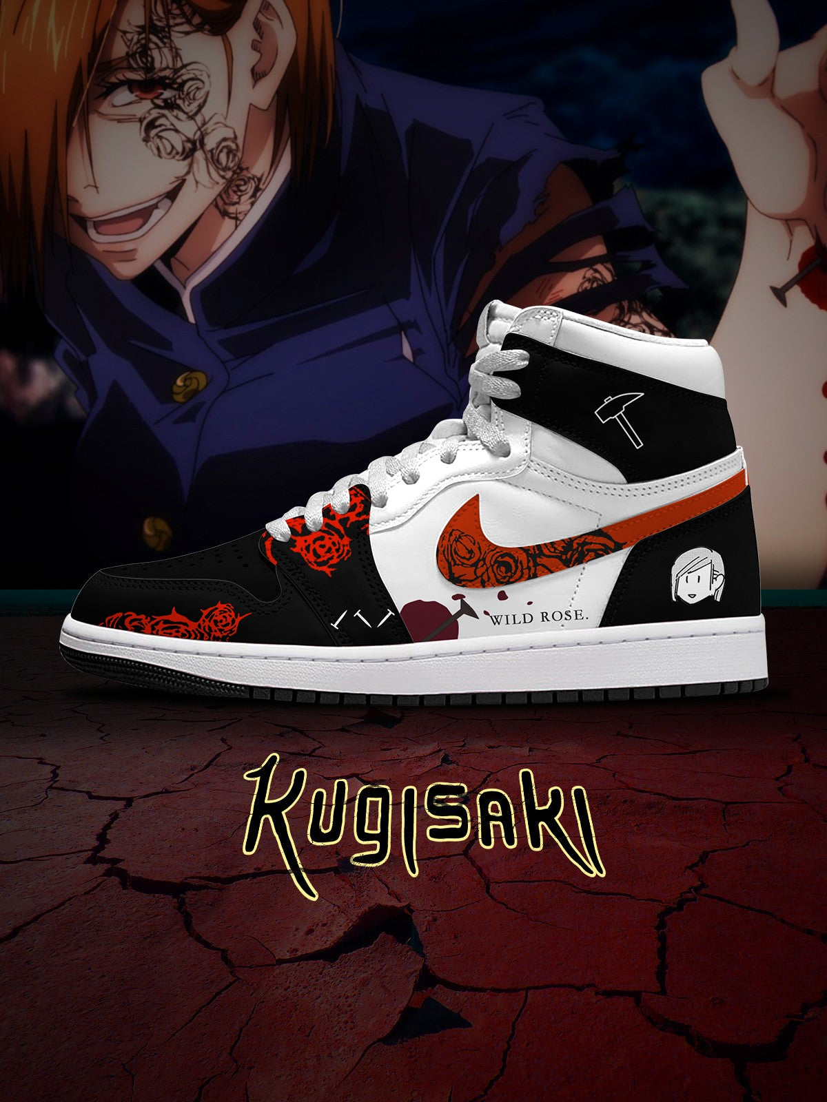 Nobara Kugisaki V.1 High-Top Custom Sneakers