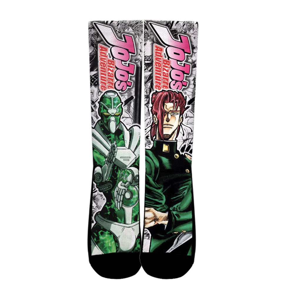 Noriaki Kakyoin Socks Jojoâ€™S Bizarre Adventure Custom Anime Socks