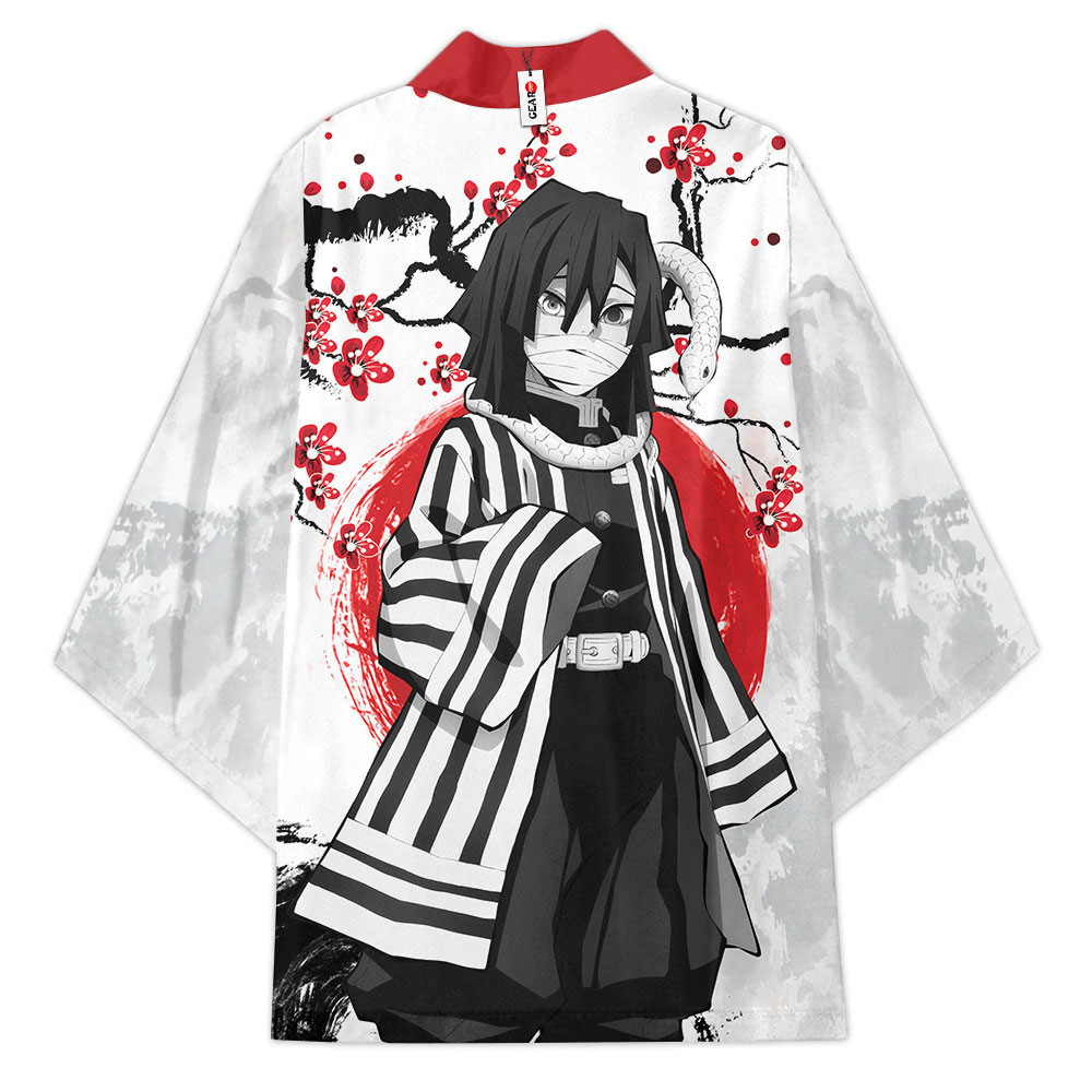 Alternative view of Obanai Iguro Anime Kimono