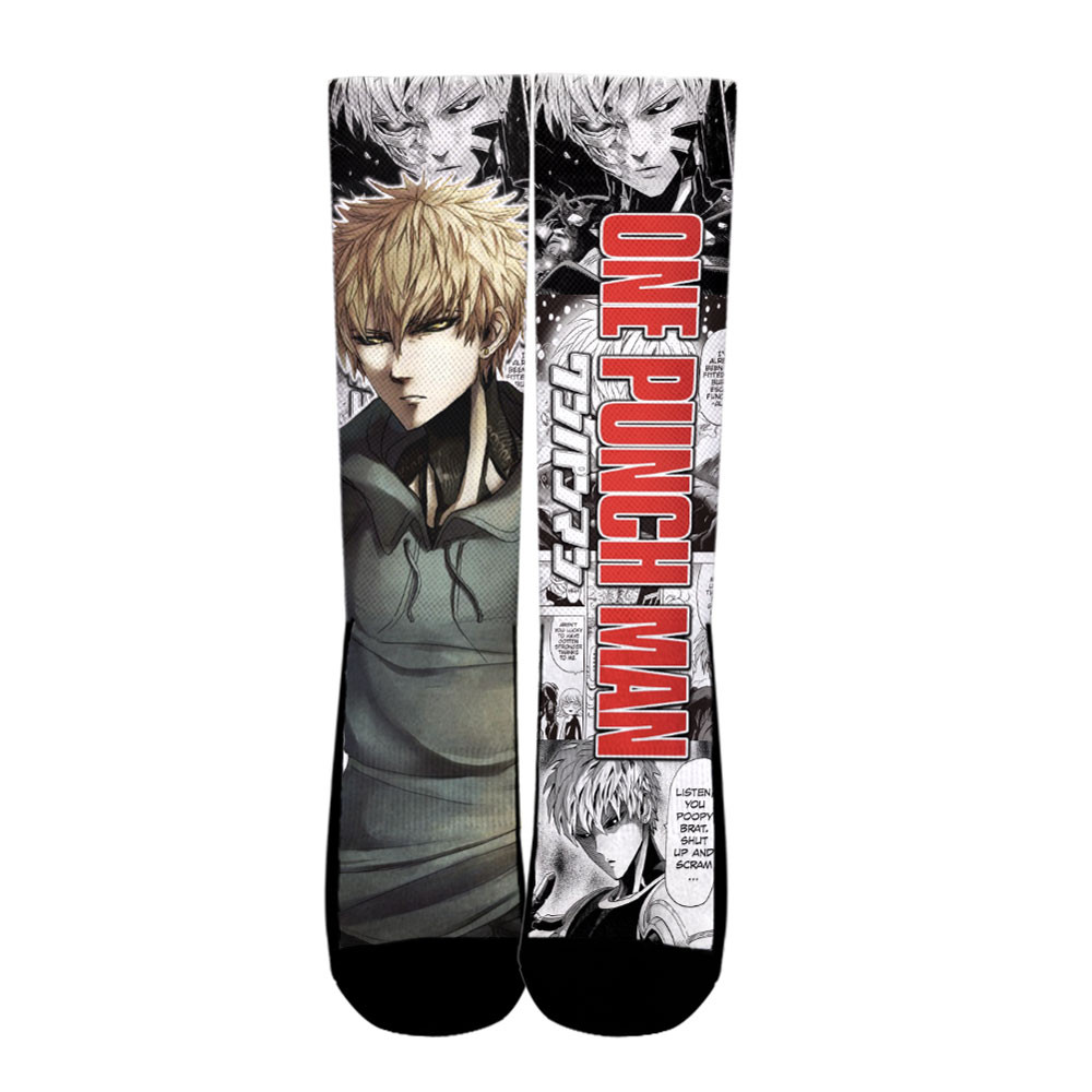 One Punch Man Genos Socks Custom For Anime Fans