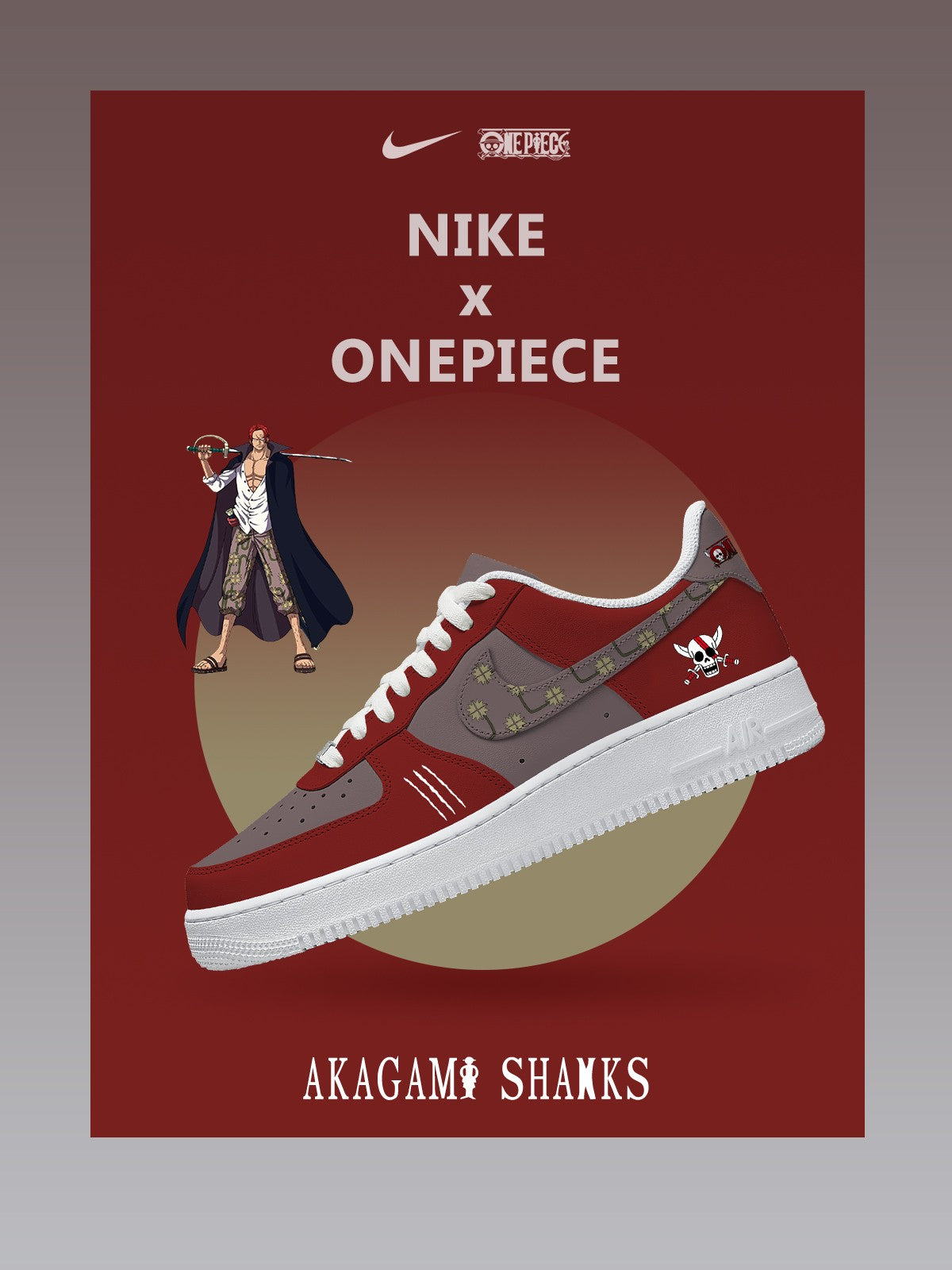 Personalized Akagami Shanks Sneakers