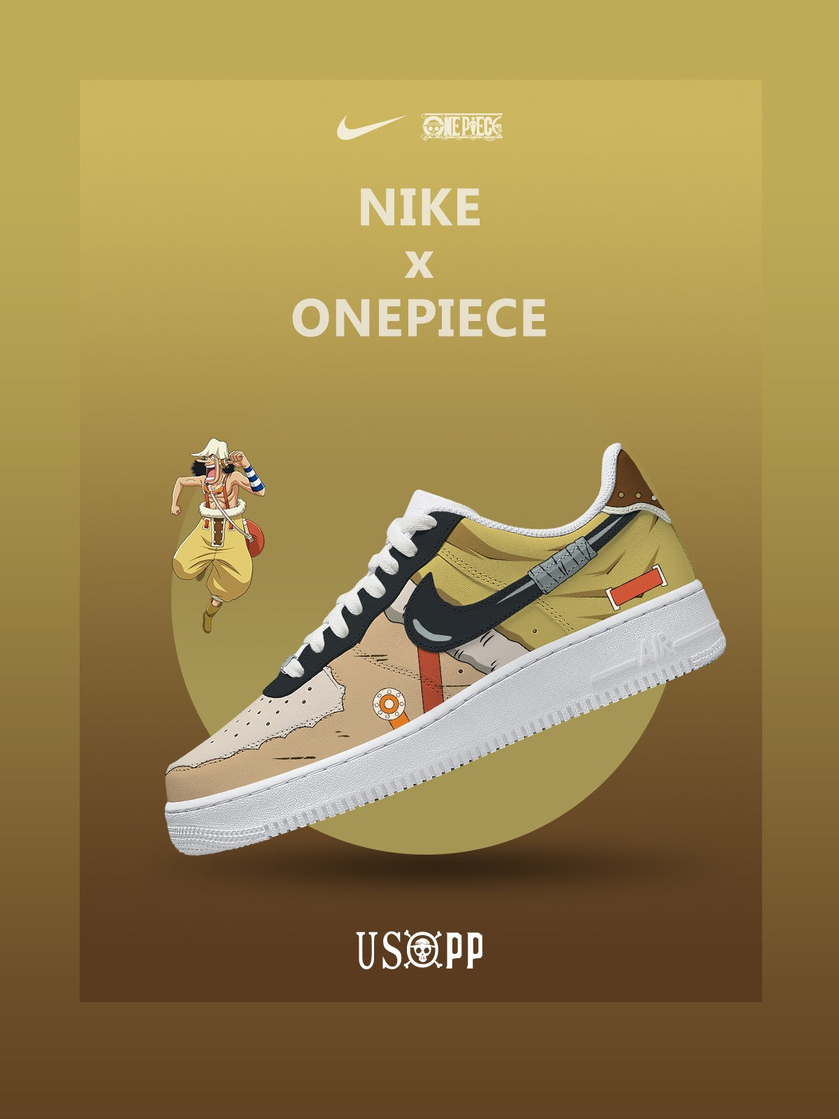 Personalized God Usopp No.3 Shoes