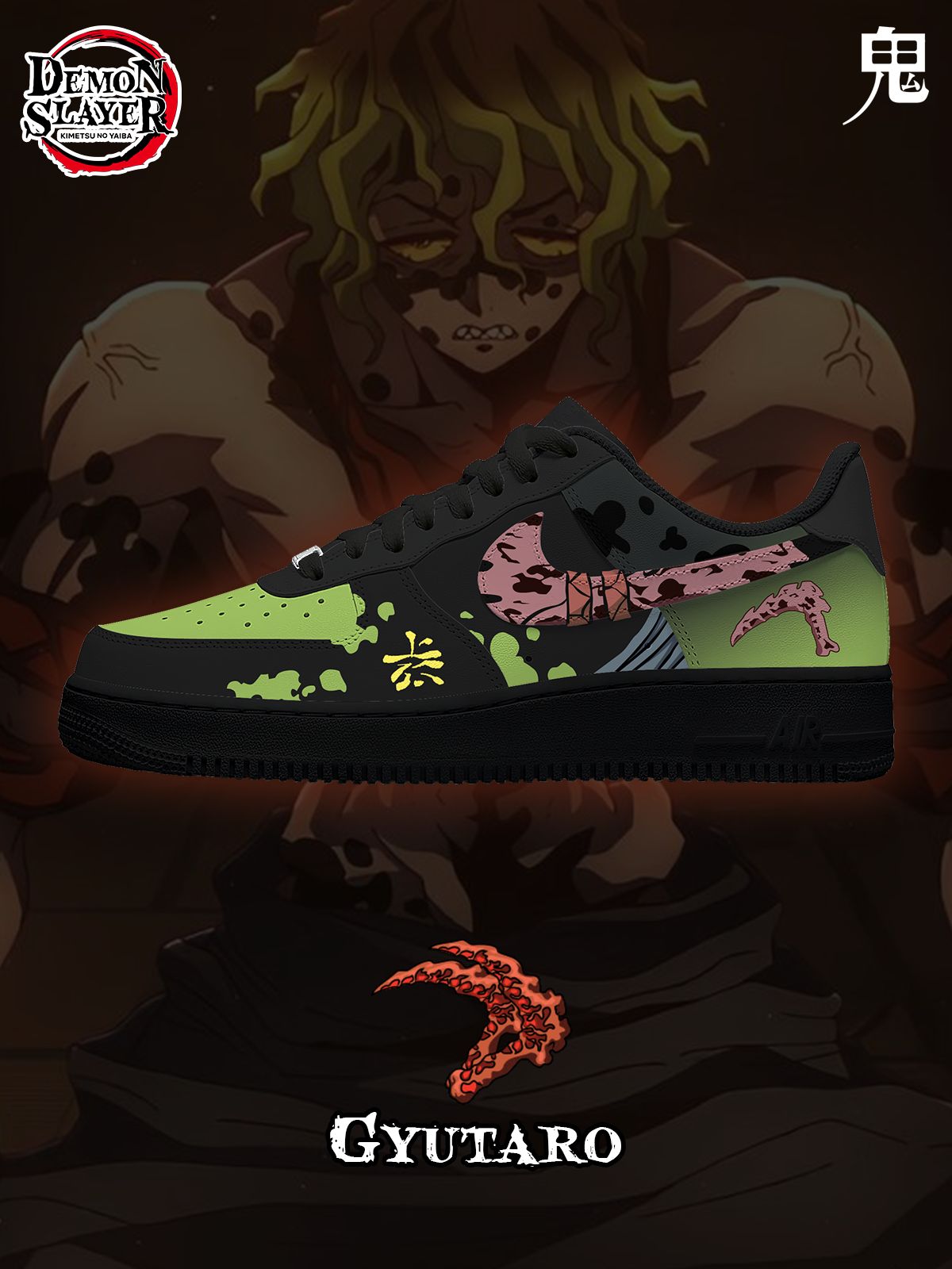 Personalized Gyutaro Sneakers