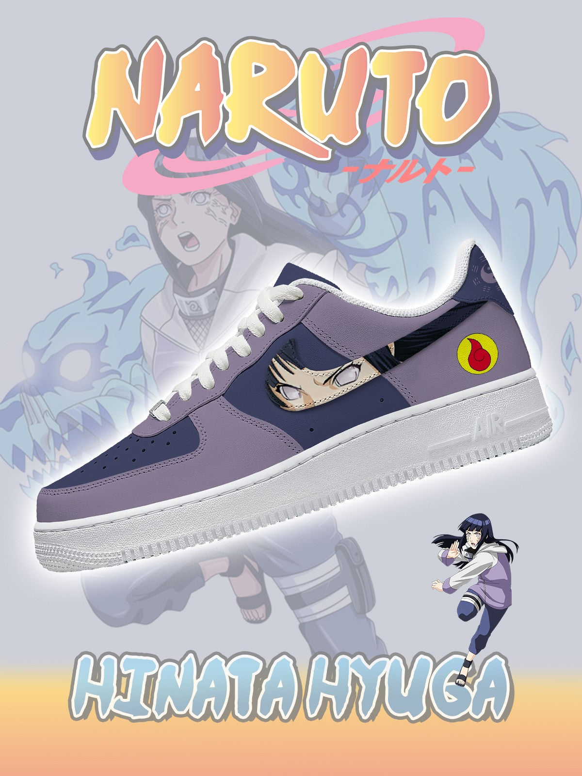 Personalized Hinata Hyuga No.1 Sneakers