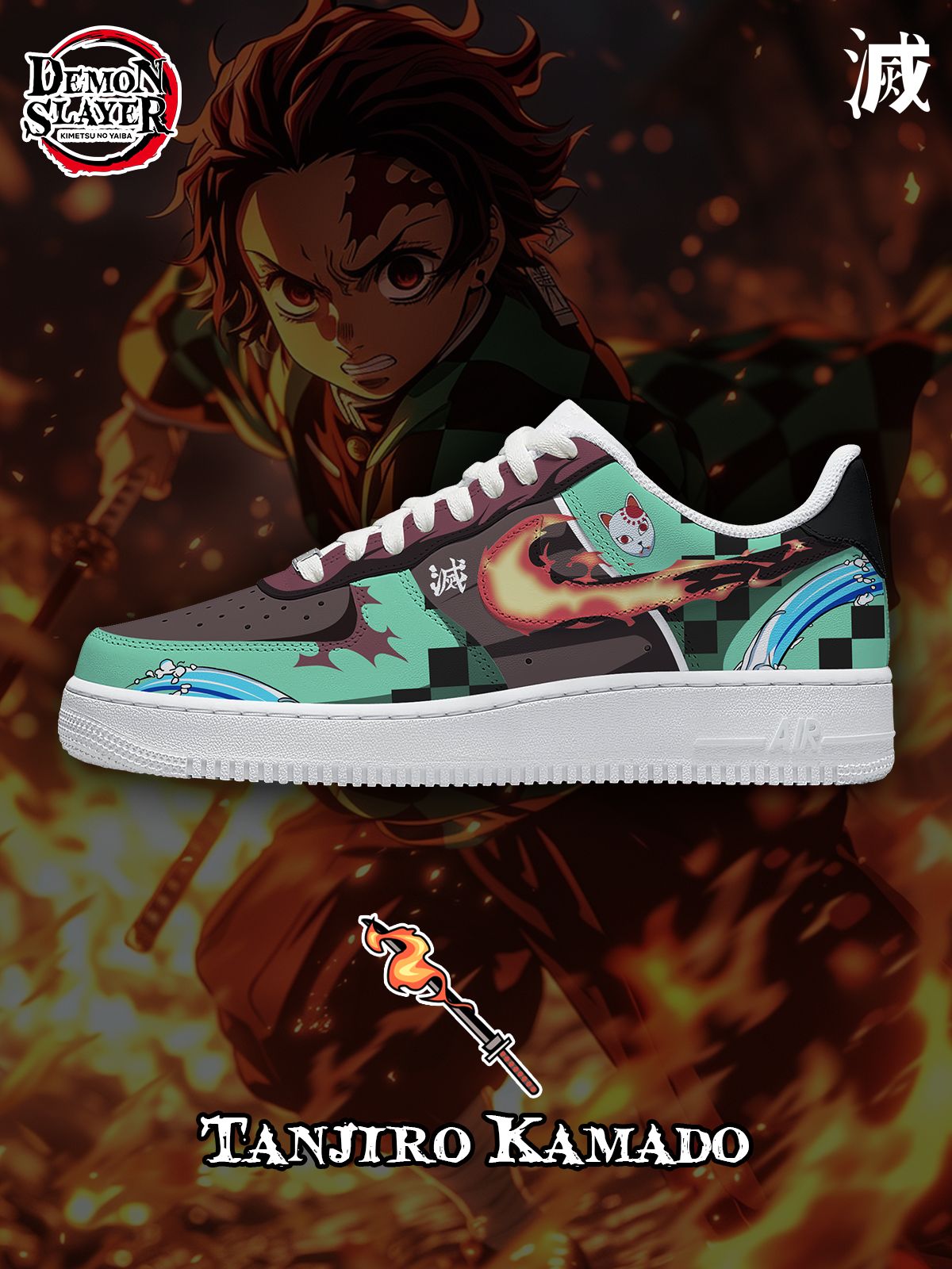 Personalized Tanjiro Kamado V.2 Sneakers