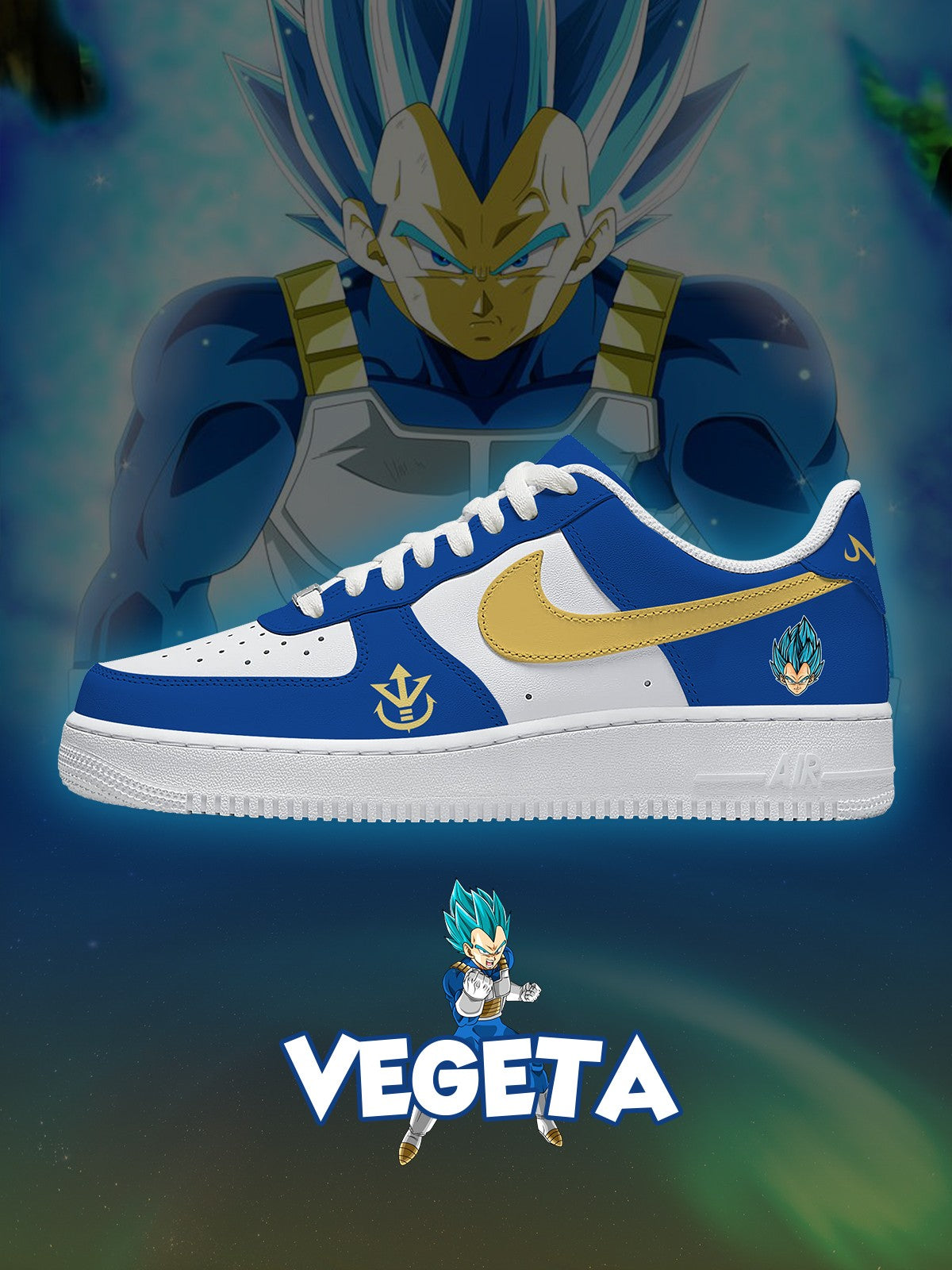 Personalized Vegeta No.1 Shoes