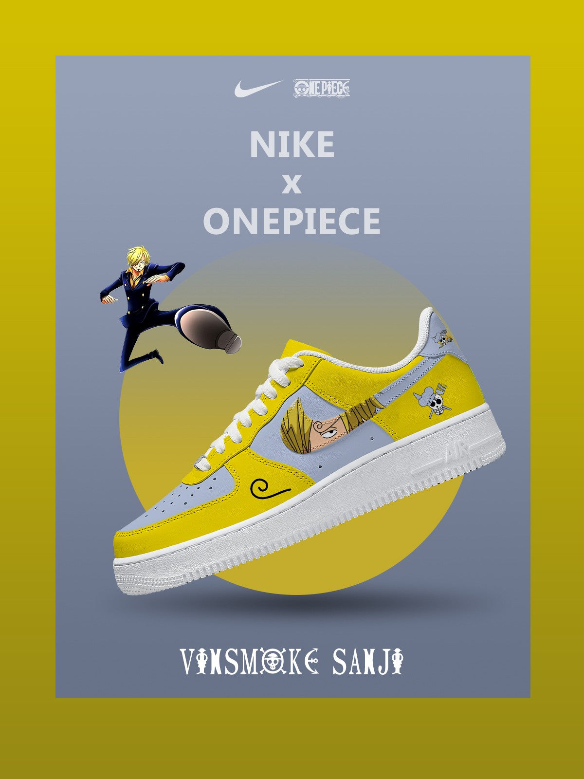 Personalized Vinsmoke Sanji Sneakers