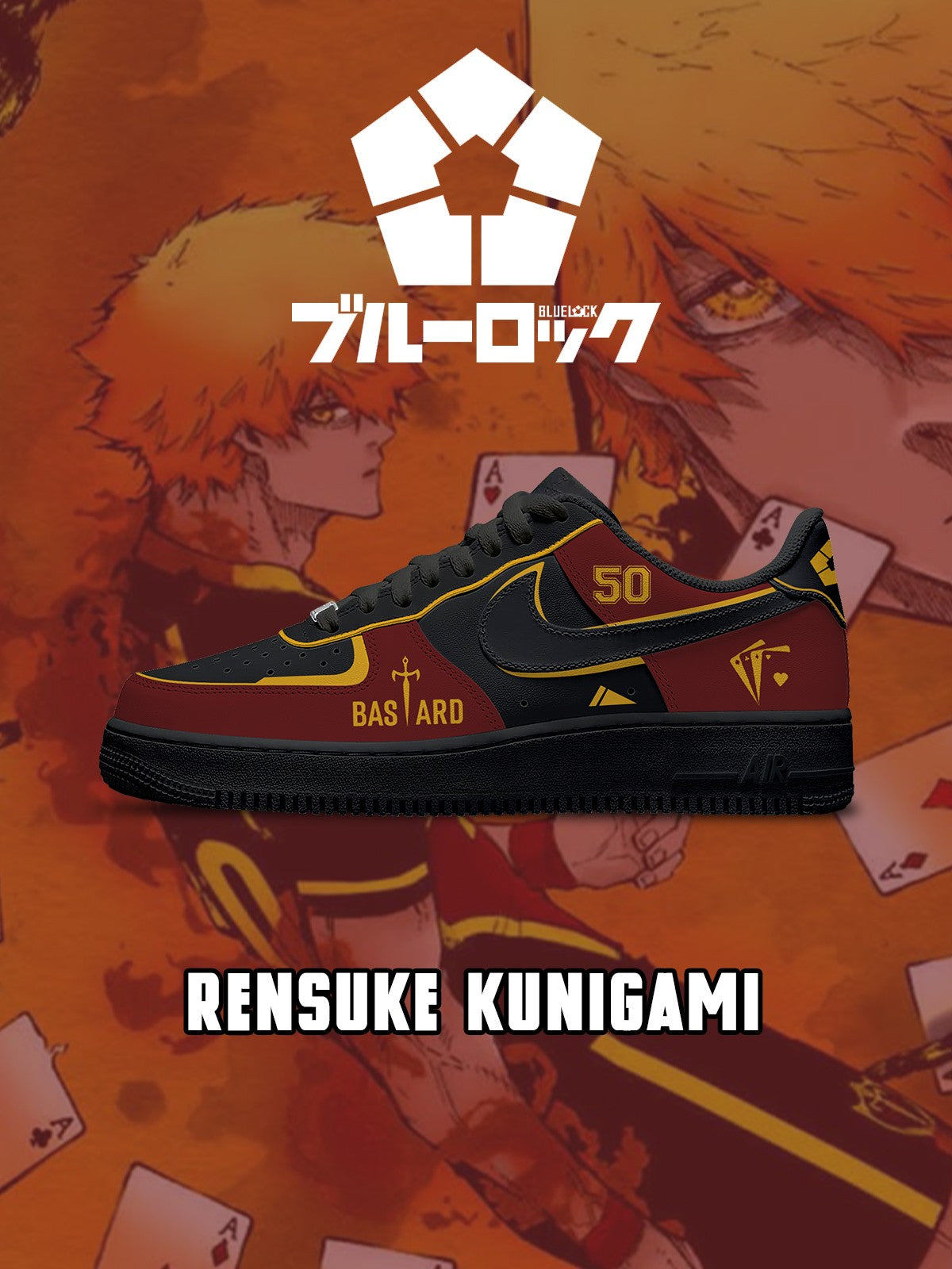 Rensuke Kunigami V.2 Custom Sneakers