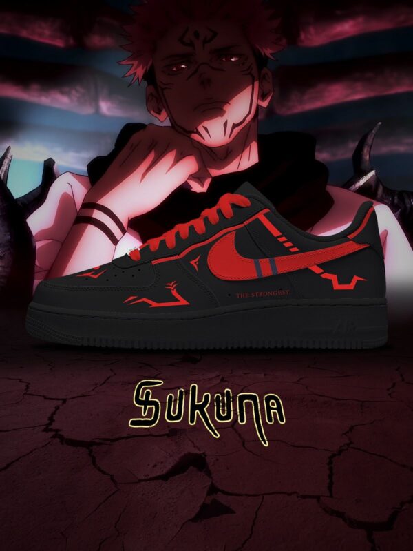 Alternative view of Ryomen Sukuna No.1 Custom Sneakers