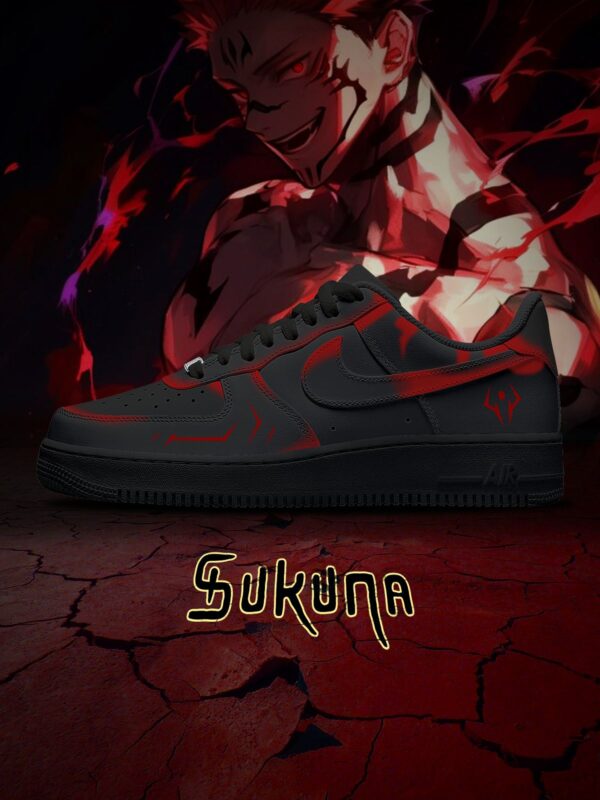 Alternative view of Ryomen Sukuna V.4 Custom Sneakers