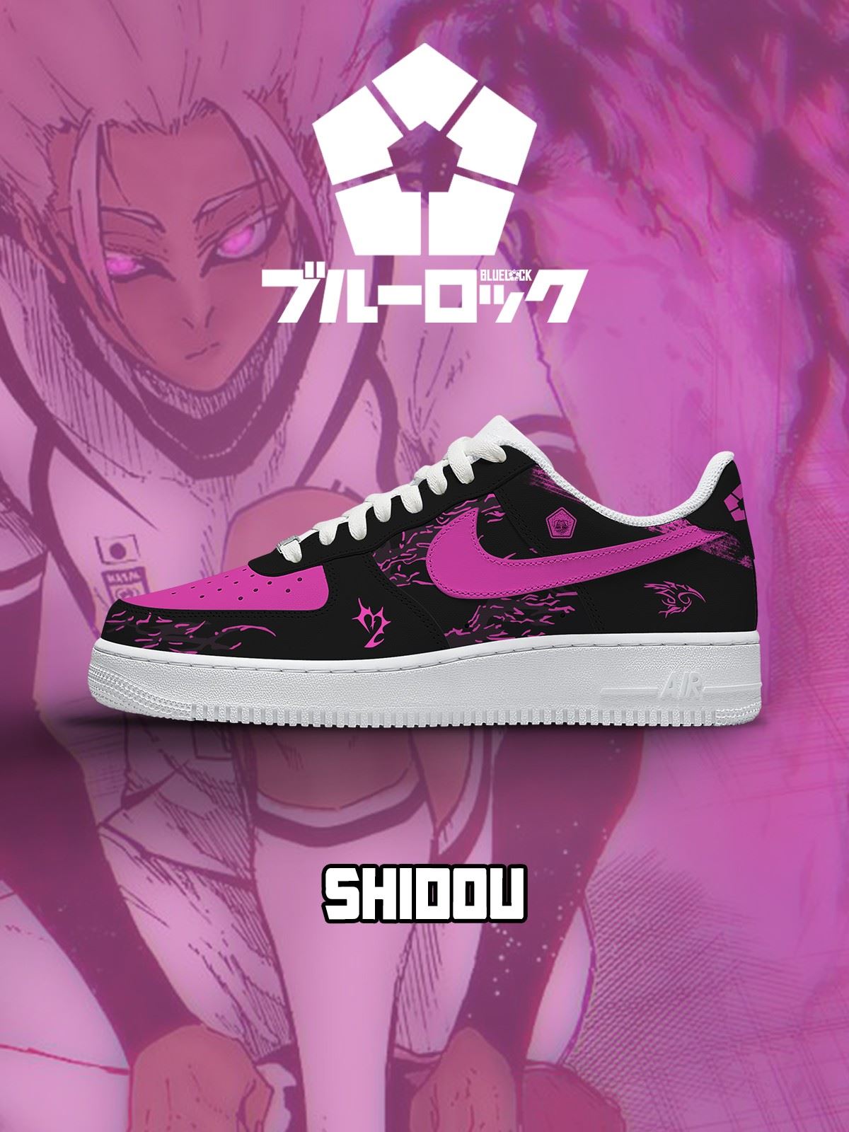 Ryusei Shido No.1 Custom Sneakers