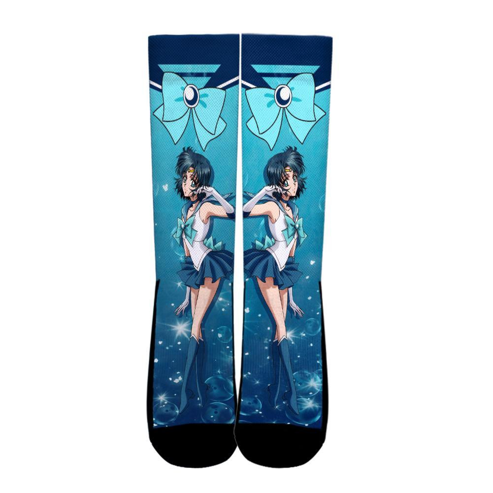 Sailor Mercury Socks Sailor Moon Uniform Anime Socks