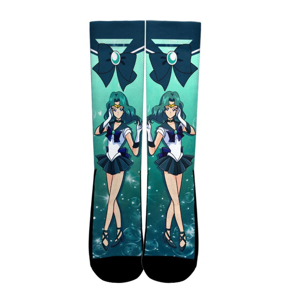 Sailor Neptune Socks Sailor Moon Uniform Anime Socks