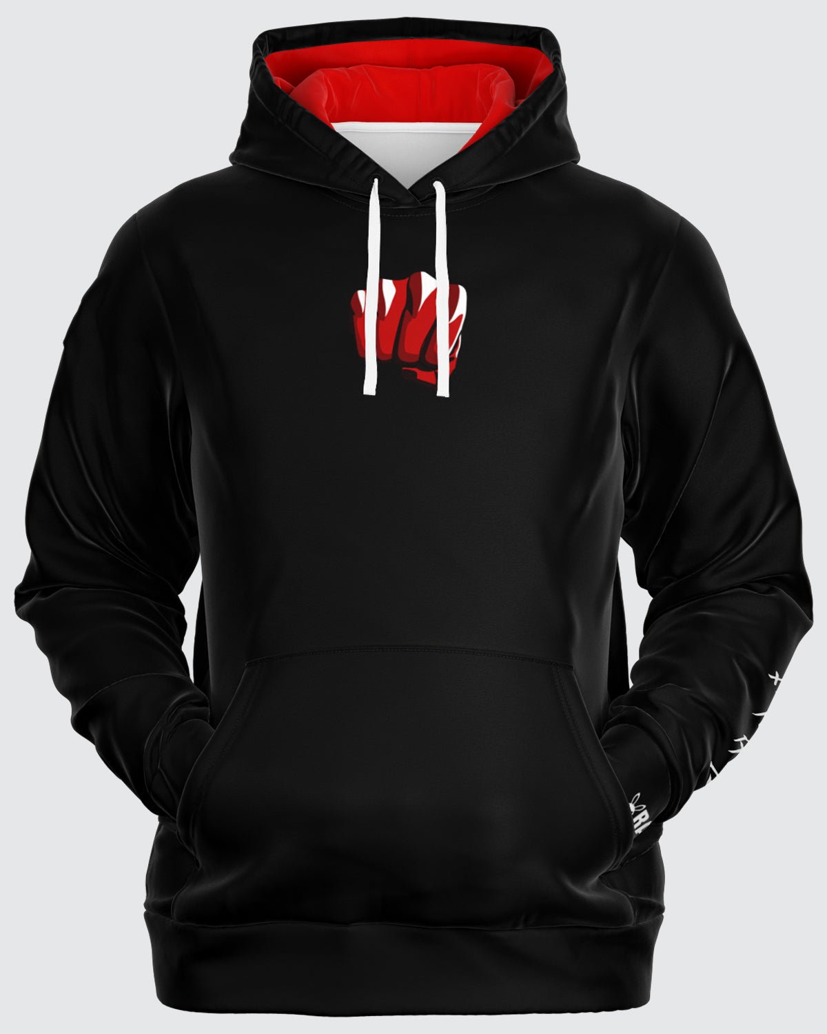 Alternative view of Saitama Punch Hoodie • One Punch Man