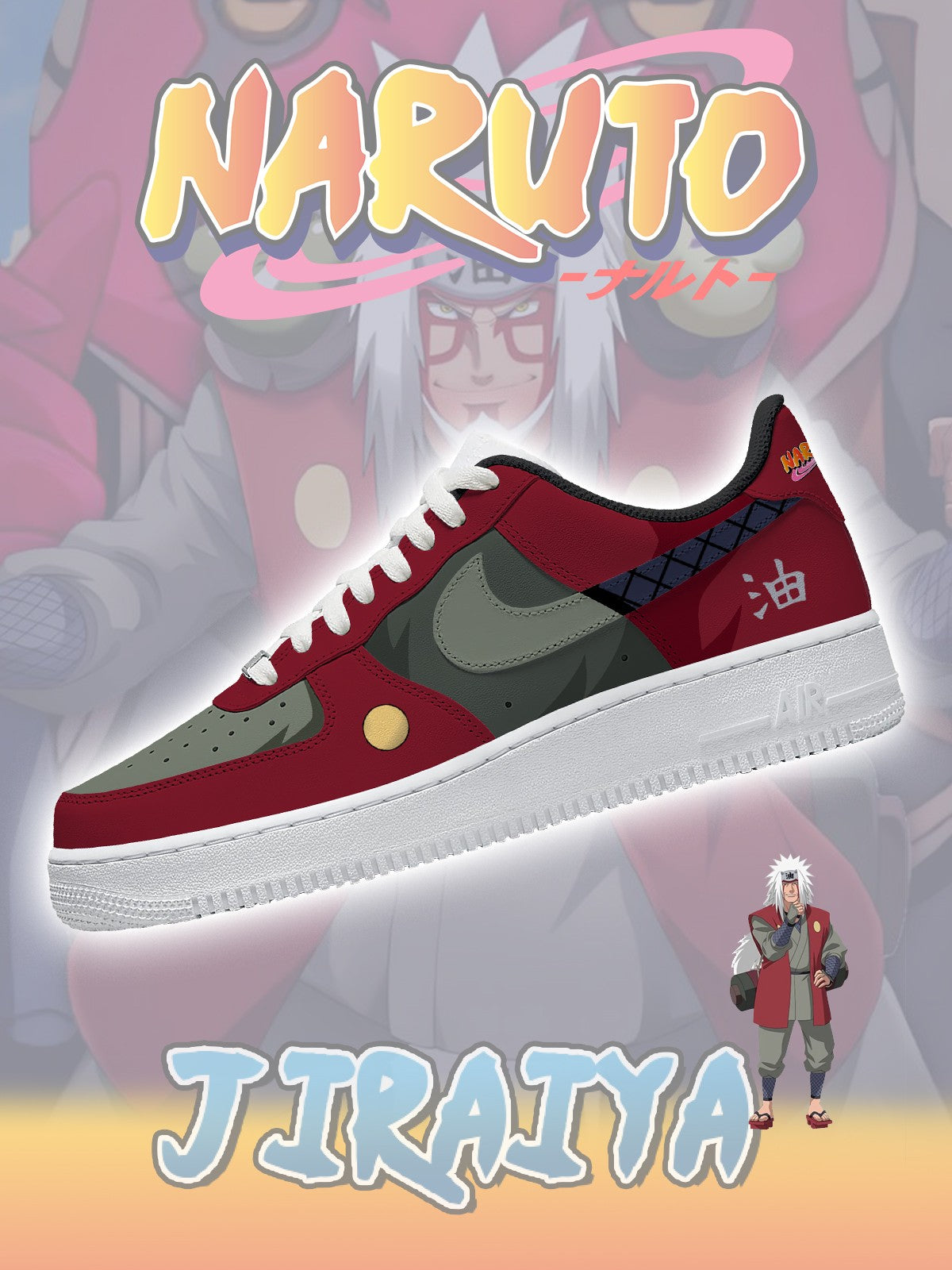 Sannin Jiraiya V.2 Custom Sneakers