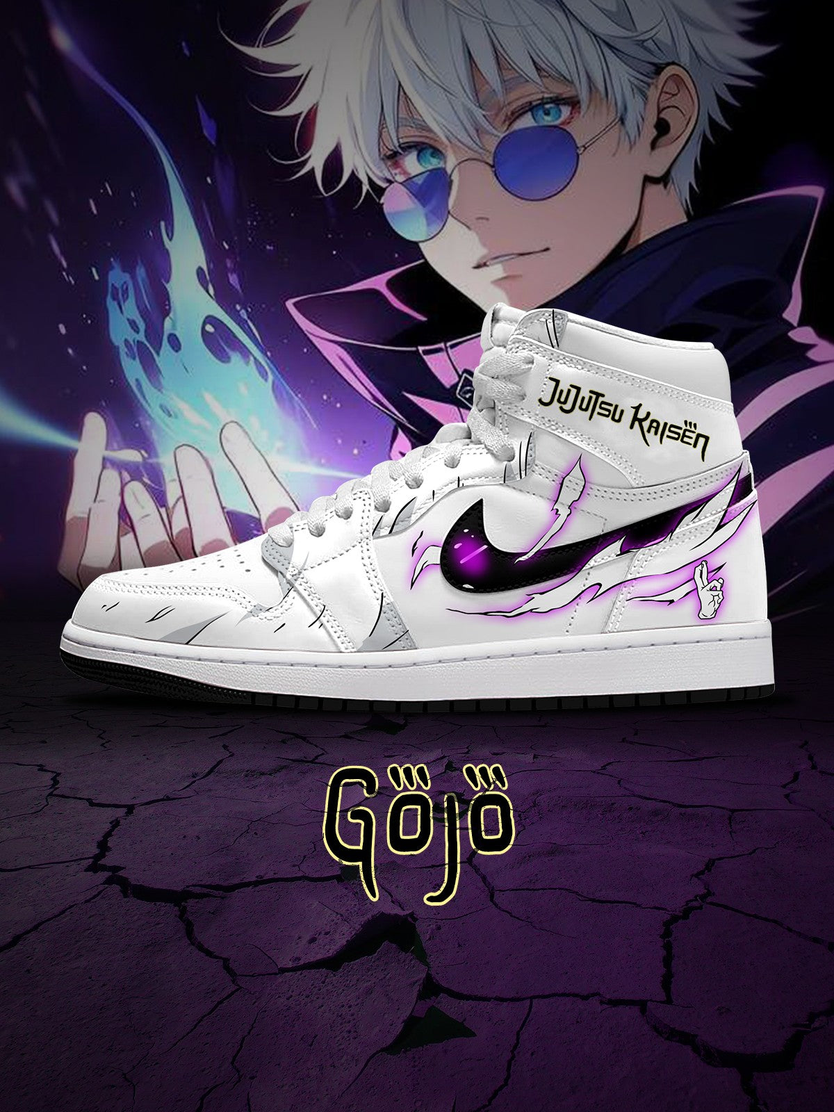 Satoru Gojo V.6 High-Top Custom Sneakers