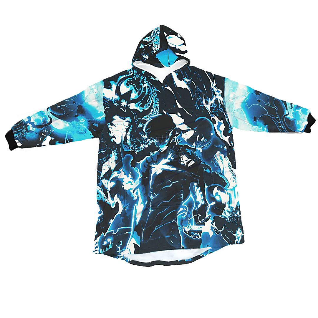 Solo Leveling Hoodie Blanket