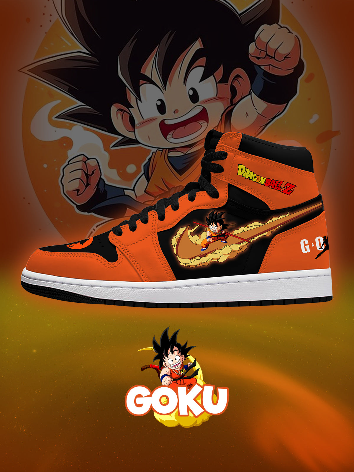 Son Goku V.4 High-Top Custom Sneakers