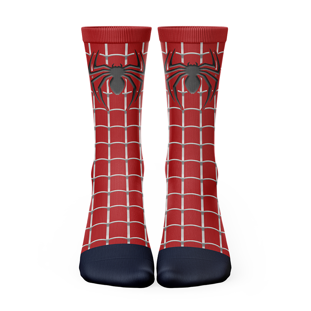 Spiderman Marvel Comics Socks