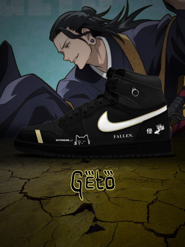 Alternative view of Suguru Geto V.1 High-Top Custom Sneakers