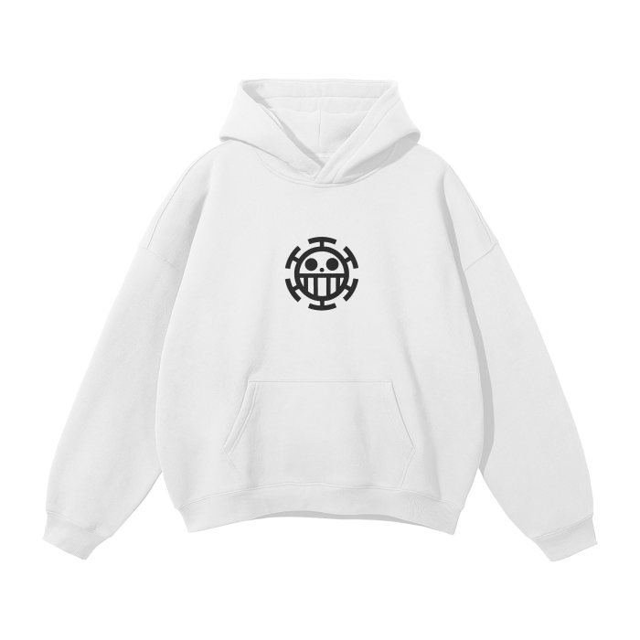 Alternative view of Surgeon Of Death Y2K Streetwear Hoodie White