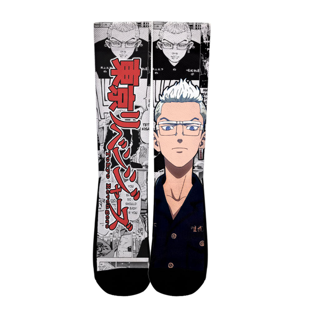 Tetta Kisaki Socks Tokyo Revengers Custom Anime Socks Manga Style