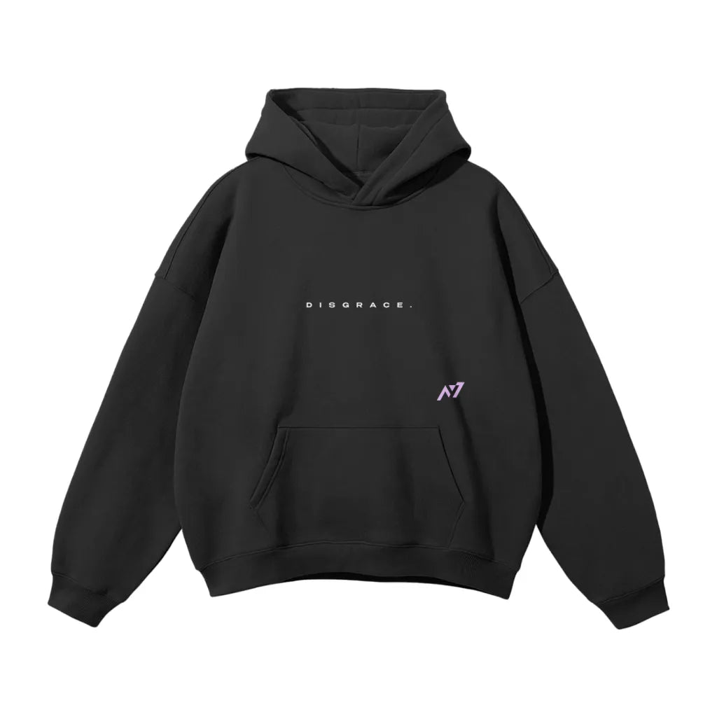 Alternative view of The Disgraced One Streetwear Hoodie Black