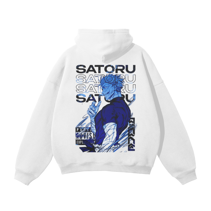 The Honored One Classic Streetwear Hoodie White