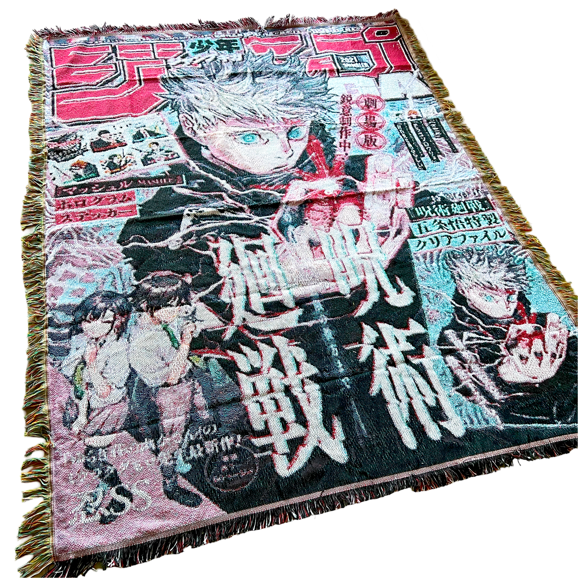 Alternative view of Vintage Gojo Manga Tapestry