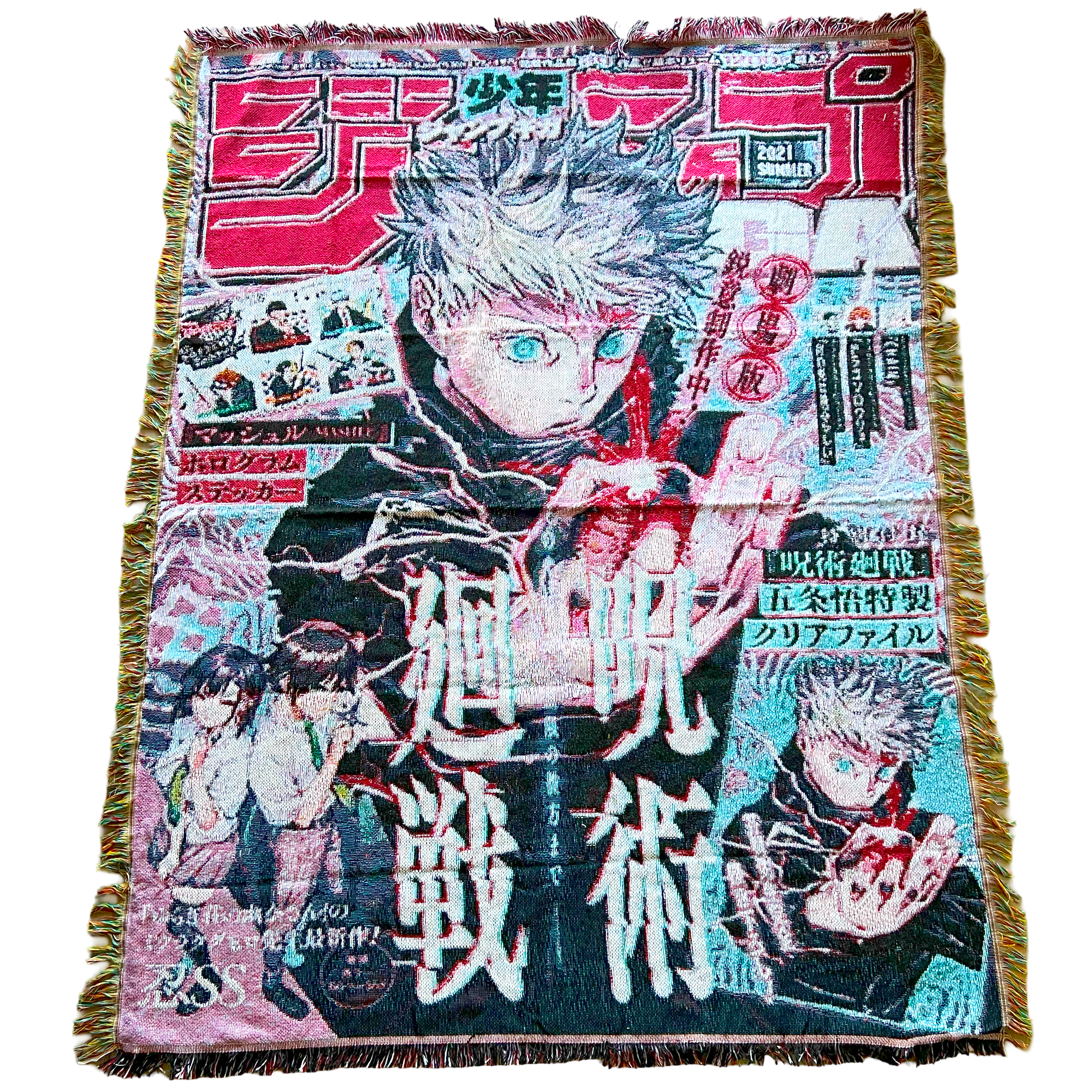 Vintage Gojo Manga Tapestry
