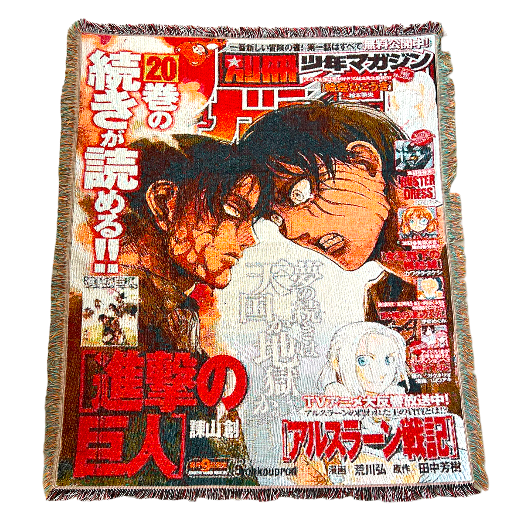 Vintage Titans Manga Tapestry