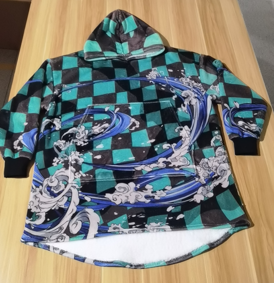 Alternative view of Water Breathing Hoodie Blanket