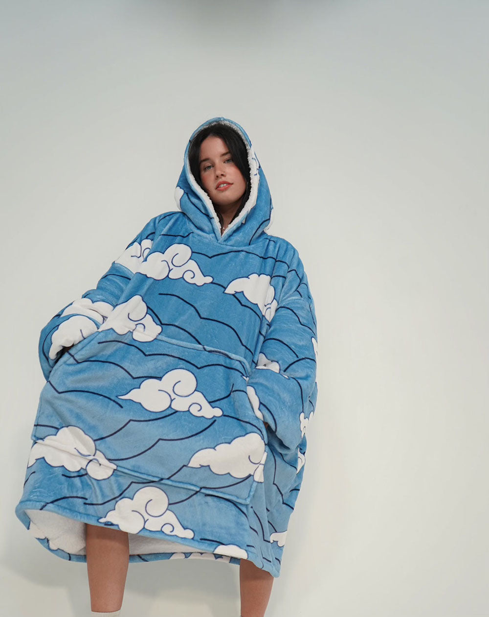 Water Hashira Blanket Hoodie - Demon Slayer
