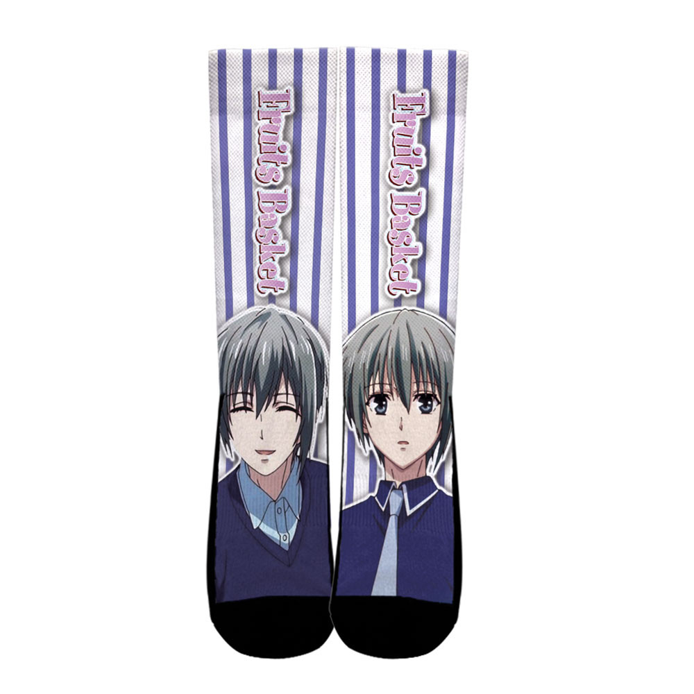 Yuki Sohma Socks Fruits Basket Custom Anime Socks