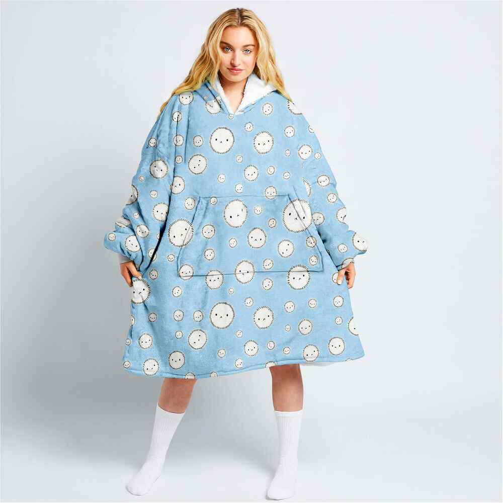 Yukine Puffball Spirits Blanket Hoodie