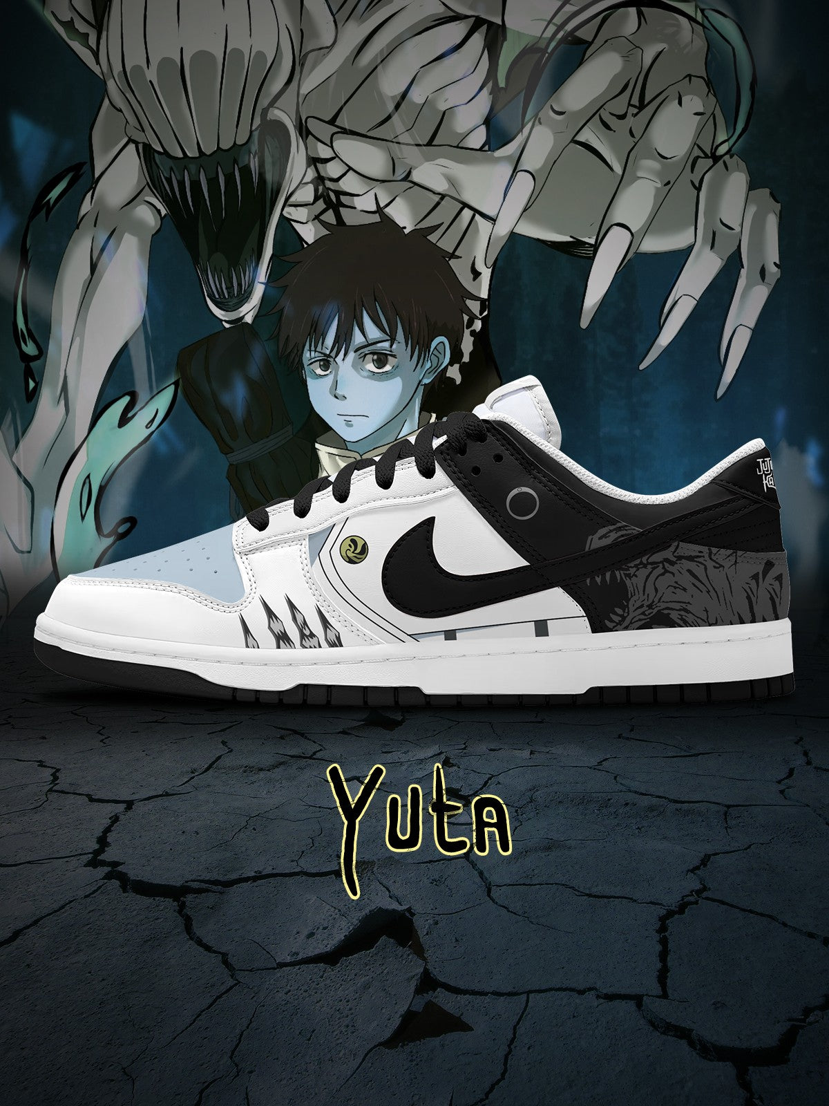 Yuta Okkotsu V.1 Custom Court-Low Sneakers