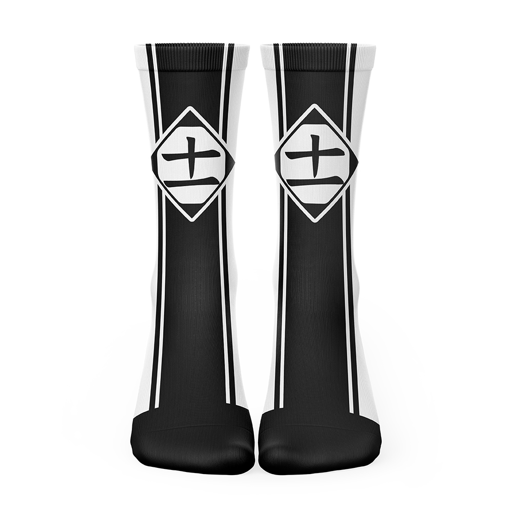Zaraki Kenpachi V2 Bleach Premium Socks