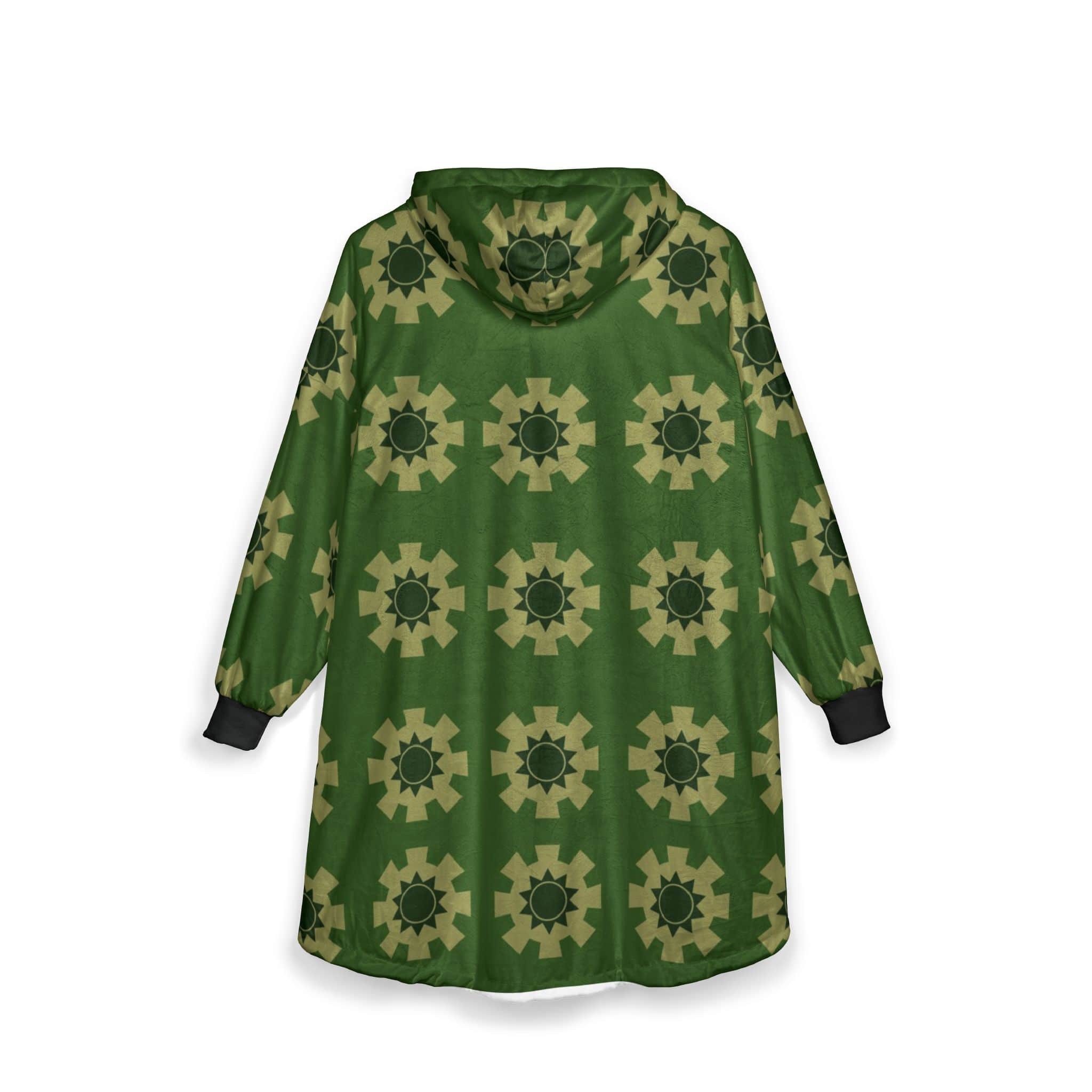 Alternative view of Zoro Kimono Op Pattern Blanket Hoodie